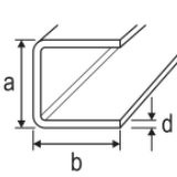 Alu U-Profil 30x30x30x3 AlMgSi0.5