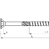 Speed Senkkopf 8x160 TX 40 - 50 Stk./Pkg